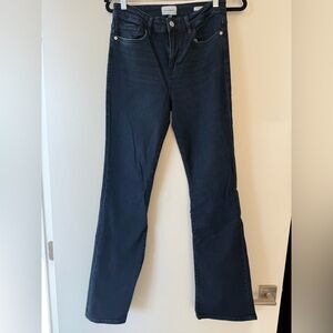 Frame Denim Midnight Blue Wide Leg Jeans